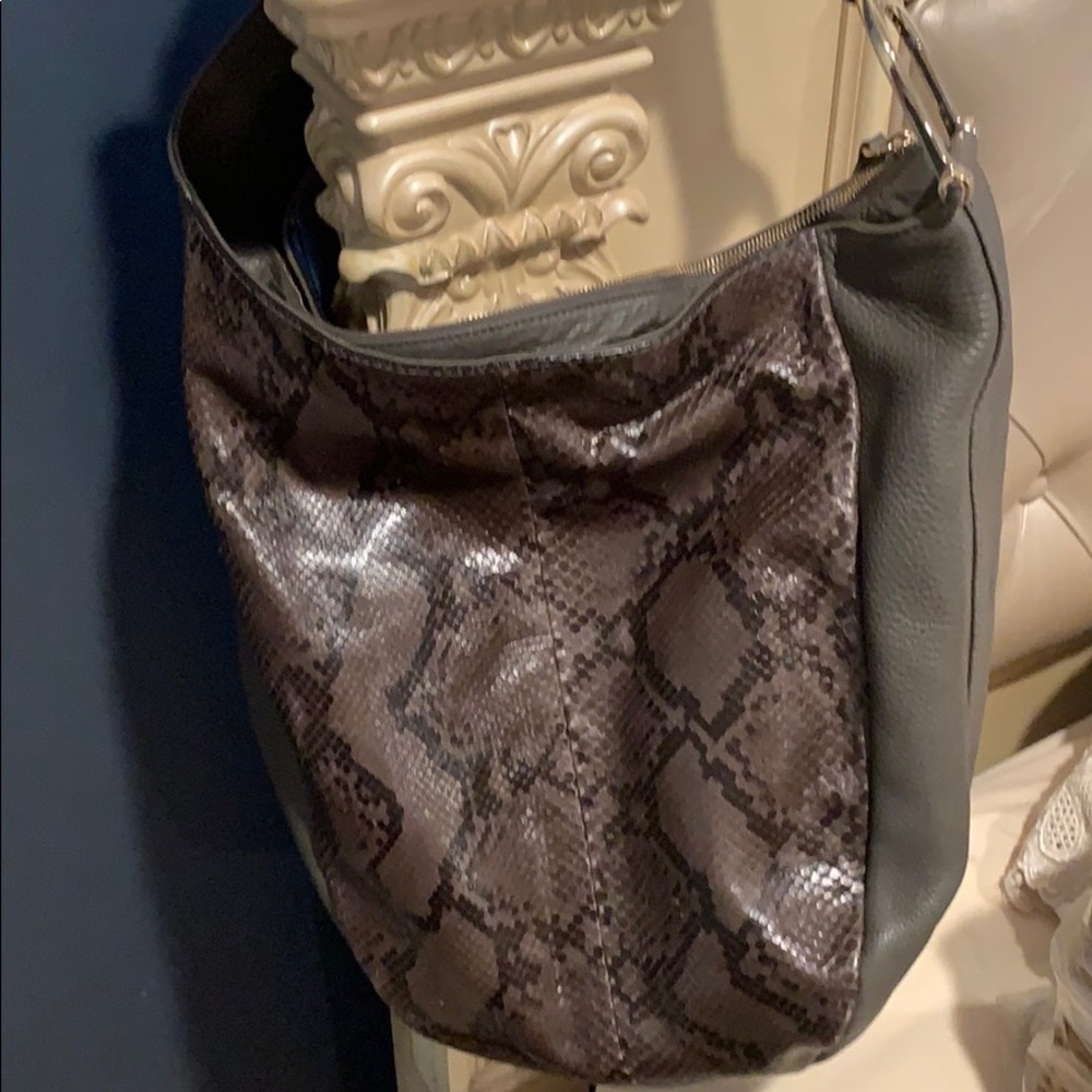 Gucci Bag Green Python Greenwich Hobo Army Bag - Picture 2 of 13